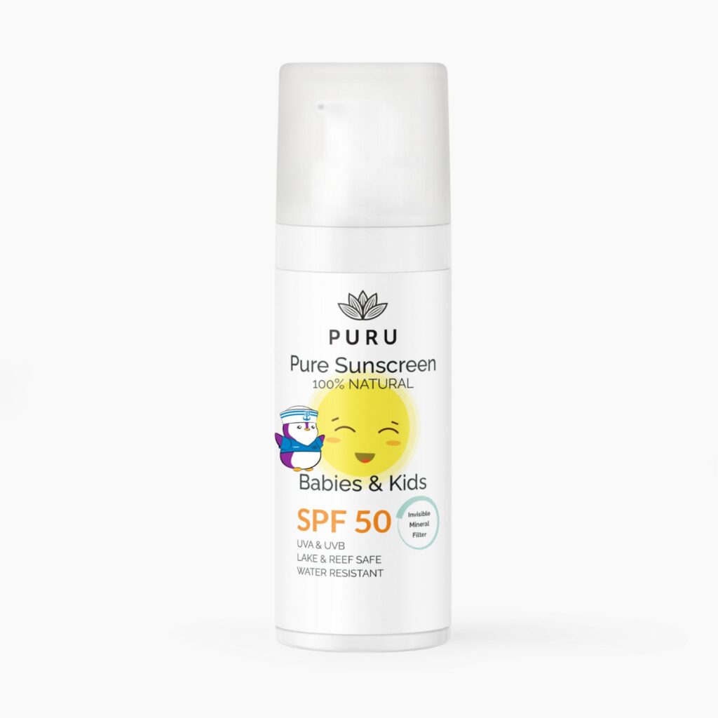 CRÈME SOLAIRE PURE BÉBÉS et ENFANTS SPF 50
