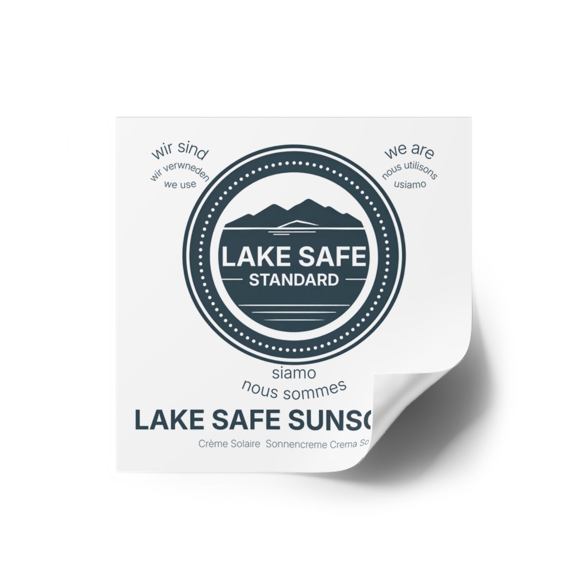 Badge certifié Lake Safe - Autocollant Smiley – Image 3